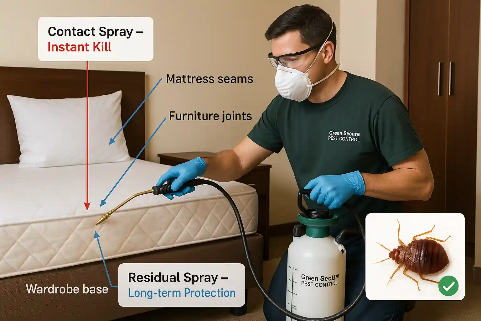 Chemical Spray for Bed Bugs Chennai